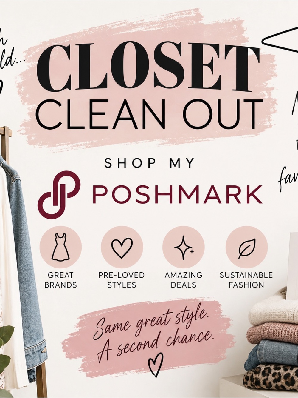 Closet clean out day is here! Already low prices! Bundle for more savings!